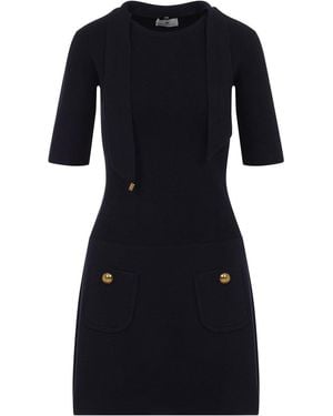 Elisabetta Franchi Knit Dress - Black