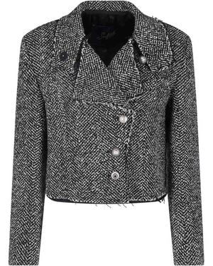 The Seafarer Tweed Jacket - Black