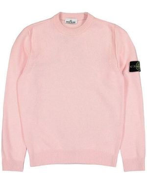 Stone Island Wool Jumper - Pink
