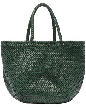 Dragon Diffusion Grace Small Basket Bag - Green