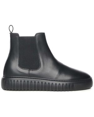 Giuliano Galiano Metis Leather Ankle Boots - Black