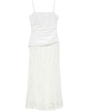 Jonathan Simkhai Cotton And Lace Midi Dress - White