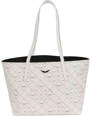 Zadig & Voltaire Shopping Bag - White