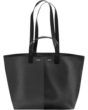 CAHU Le Pratique Bimatire Small Shoulder Bag - Black