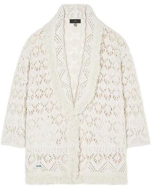 Alanui Lagoon Romance Cotton Cardigan - White