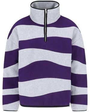 Bonsai High Neck Jumper - Purple