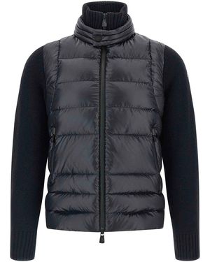Moncler Padded Cardigan - Grey