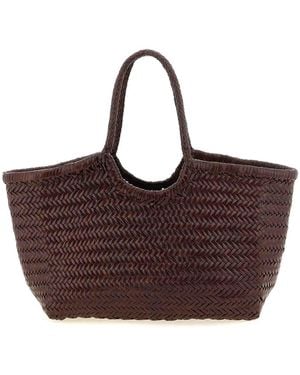 Dragon Diffusion Borsa A Tracolla Grande Nantucket Basket - Marrone