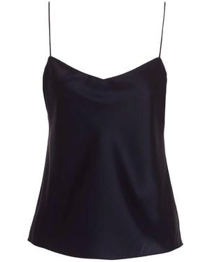 Theory Satin Top - Blue