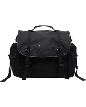 Maison Margiela Small High Tech Messenger Bag - Black