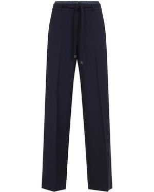 Peserico Belted Pants - Blue