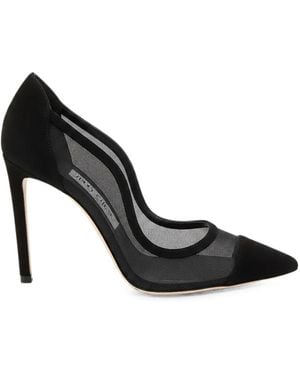 Jimmy Choo Brigitte Court Shoes 100 - Black