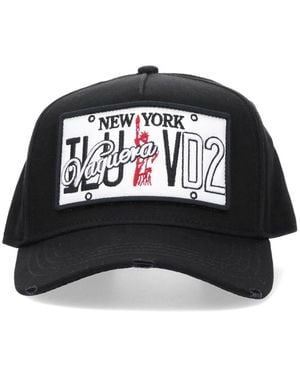 DSquared² X Vaquera Logo Baseball Hat - Black