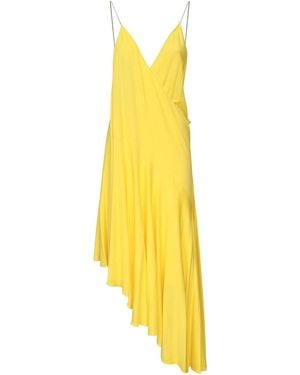 Alaïa Asymmetrical Jersey Undershirt - Yellow