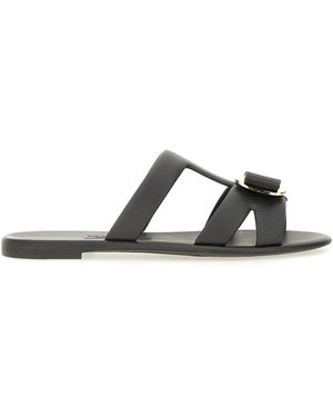 Ferragamo Flat Shoes - Black
