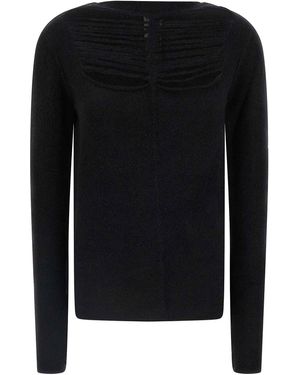 Rick Owens Ls Top Sweater - Black
