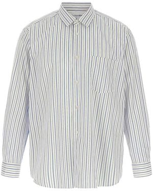 Comme des Garçons Maglietta Con Inserto A Tinta Unita - Bianco