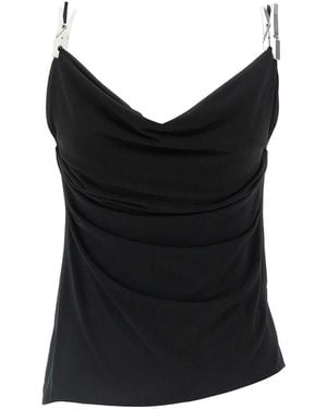 Coperni 'Draped Washing Clip Gala' Top - Black