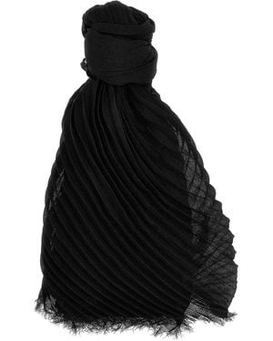 Pleats Please Issey Miyake Washi Pleats Stole - Black