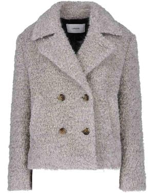 Lardini Virgin Wool Blend Jacket - Gray