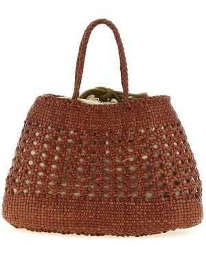 Dragon Diffusion Santa Cano' Handbag - Brown