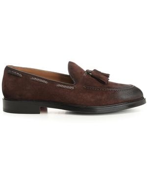 Corvari Suede Moccasin - Brown