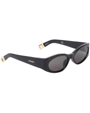Jacquemus Les Lunettes Ovalo Sunglasses - Metallic