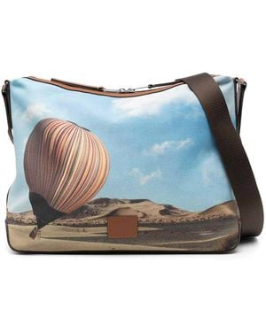 Paul Smith Borsa A Tracolla Con Stampa Mongolfiere - Blu