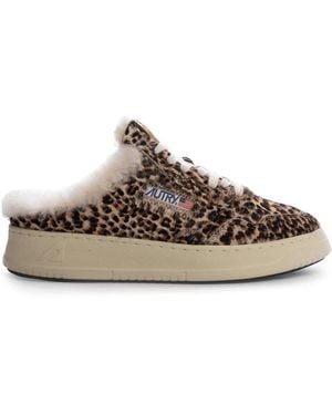 Autry Mule Sneakers - Brown