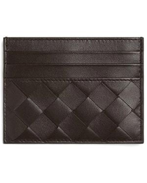 Bottega Veneta 'Intrecciato Credit Card Case' - Grey