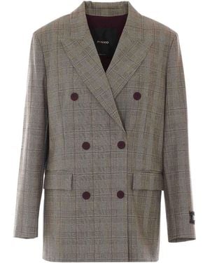 Mulberry Check Jacket - Grey