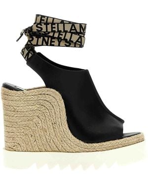 Stella McCartney Gaia Wedges - Black