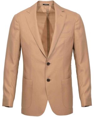 Sartorio Napoli Single-Breasted Jacket - Natural