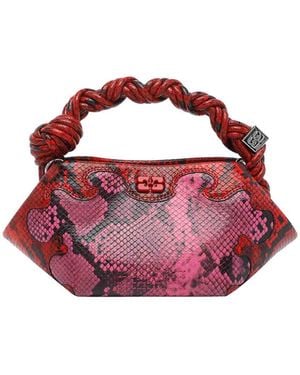 Ganni Raspberry Rose Mini Skate Bou Handbag - Pink