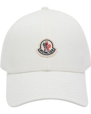Moncler Logo Baseball Cap - White