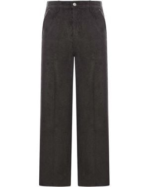 Ami Paris Corduroy Velvet Pant - Grey