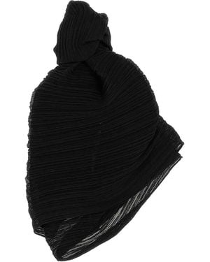 Pleats Please Issey Miyake Basic Madame-T Small Stole - Black