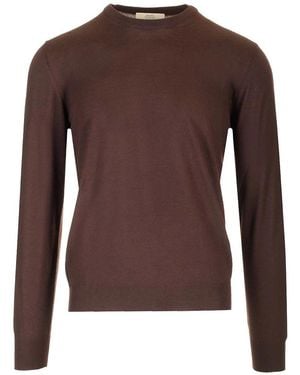 Mauro Ottaviani Crewneck Jumper - Brown