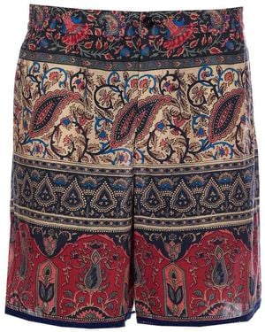 Valentino Garavani Voyage Imaginaire Shorts - Purple
