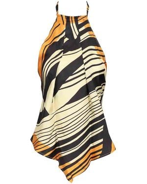 Raquel Diniz Lea Silk Top - White