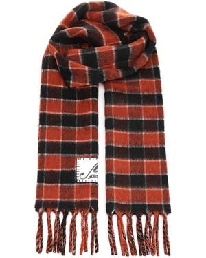 Marni Double-Face Wool Scarf - Red