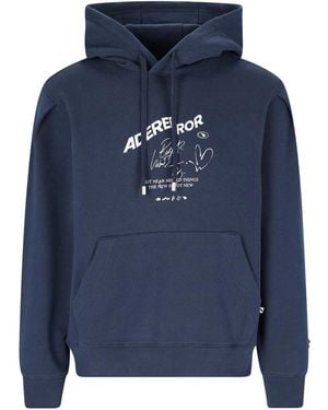 Adererror Logo Hoodie - Blue
