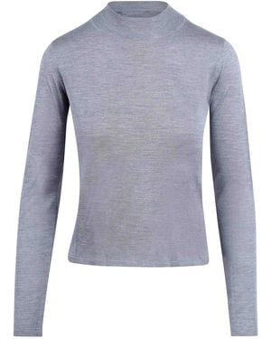 Max Mara Falesia Silk Yarn Shirt - Blue