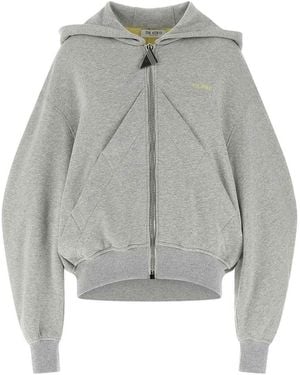 The Attico Logo Hoodie - Grey