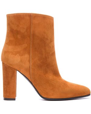 Via Roma 15 Suede Ankle Boots - Brown