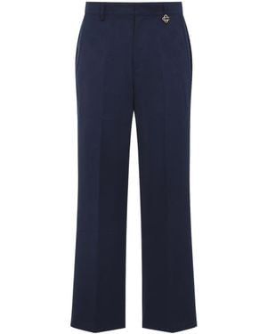 CASABLANCA Monogram Trousers - Blue