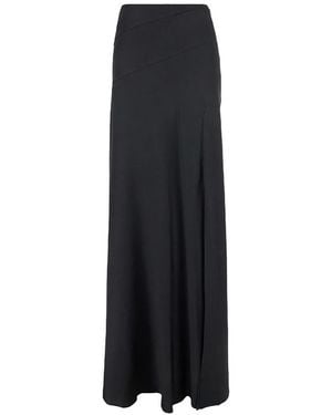 Alberta Ferretti Long Relaxed Skirt - Black