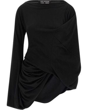 Junya Watanabe Draped Top - Black