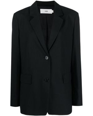 Closed Wool Blend Double-Breasted Jacket - Black