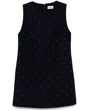P.A.R.O.S.H. Bleak Stud-Embellished Dress - Black